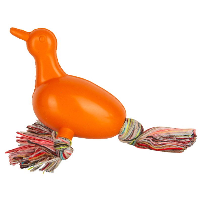 Flappy Duck Dog Toy With Rope Love N